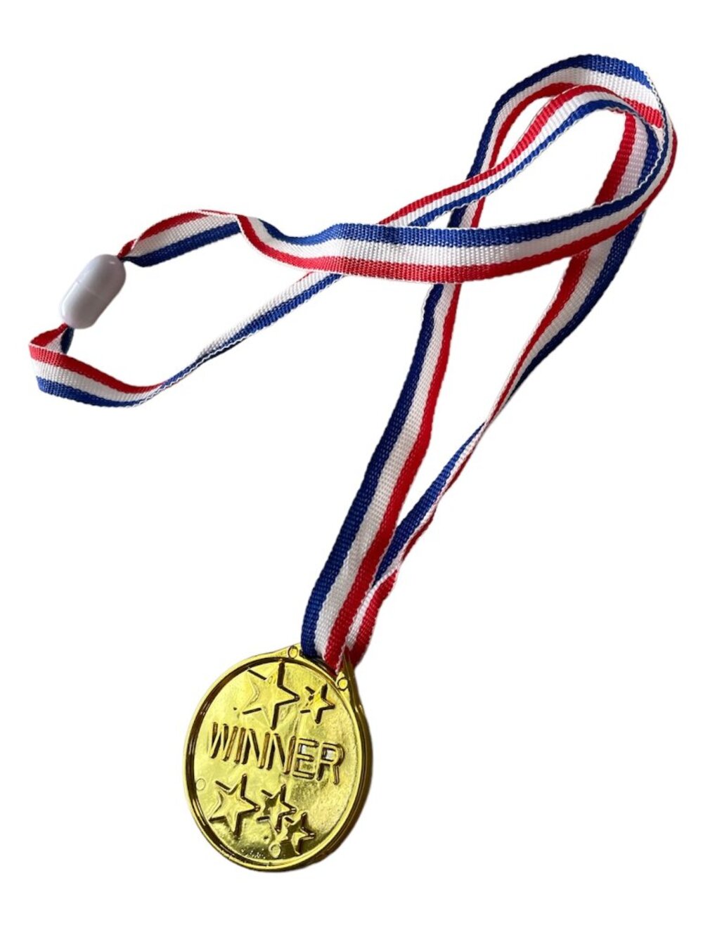 Plastic "Winner" Medal Award Medallion Toy